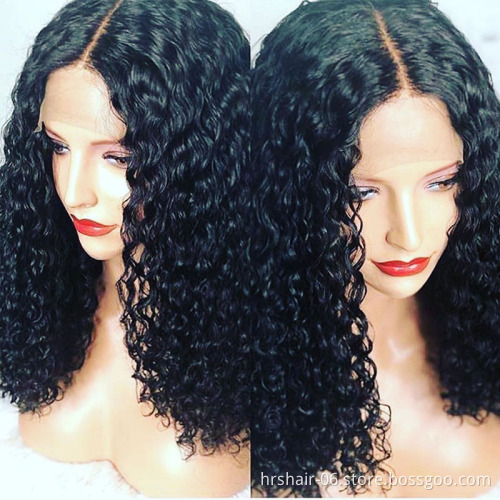 Wholesale 100% Brazilian Human Hair Hd Transparent Swiss Full Lace Wig,Curly Cuticle Aligned Lace Front Wig,360 Lace Frontal Wig